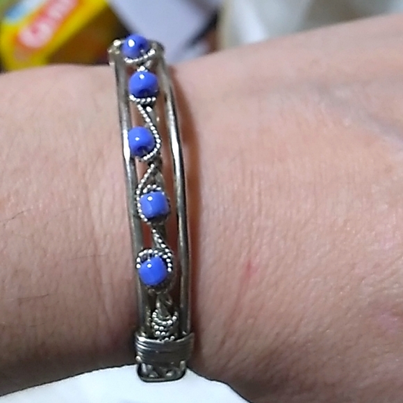 Lot of 2 Navajo Inspired Cuff Bracelets - Picture 2 of 4